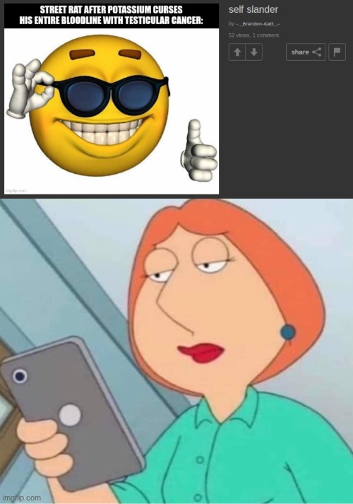 image tagged in lois phone | made w/ Imgflip meme maker