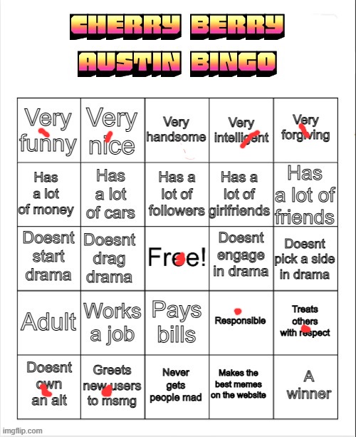 The most average ahh bingo player | image tagged in blank bingo,bingo | made w/ Imgflip meme maker