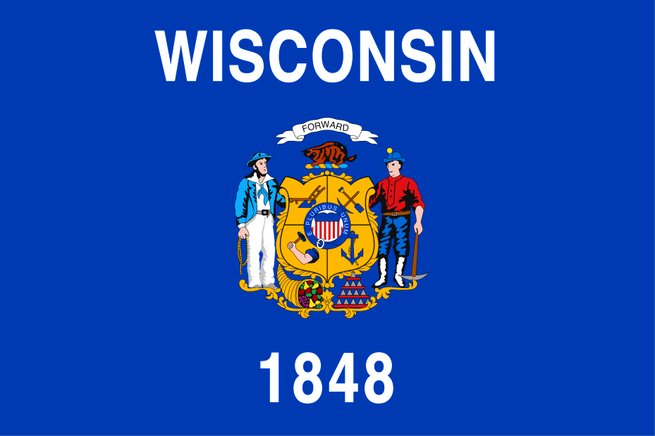 Wisconsin State Flag Blank Meme Template