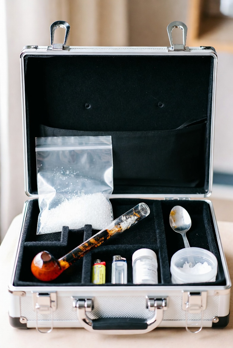 Briefcase drug paraphernalia Blank Meme Template