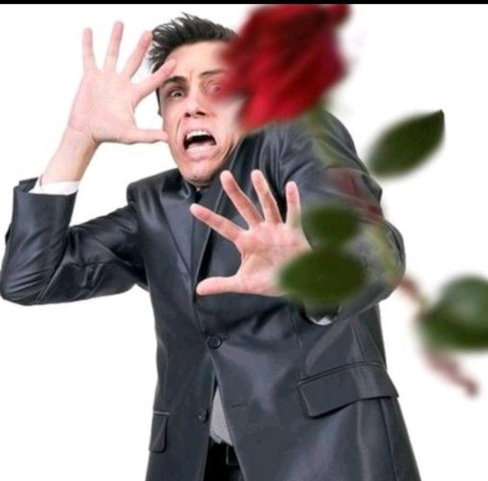 Rejecting rose Blank Meme Template