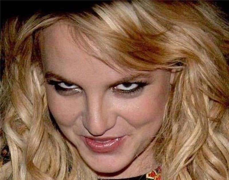 Britney Spears Face Blank Meme Template