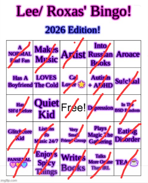 Lee's BINGO | image tagged in lee's bingo | made w/ Imgflip meme maker