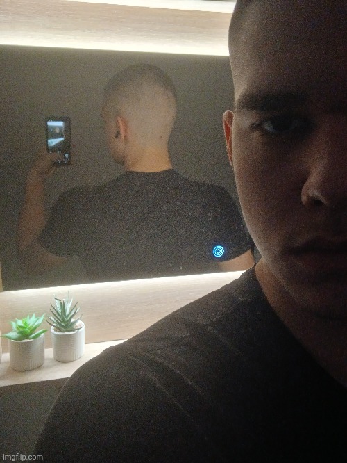 Buzzcut fixes all. Just get me drafted to military and let me improve my face and personality. | made w/ Imgflip meme maker