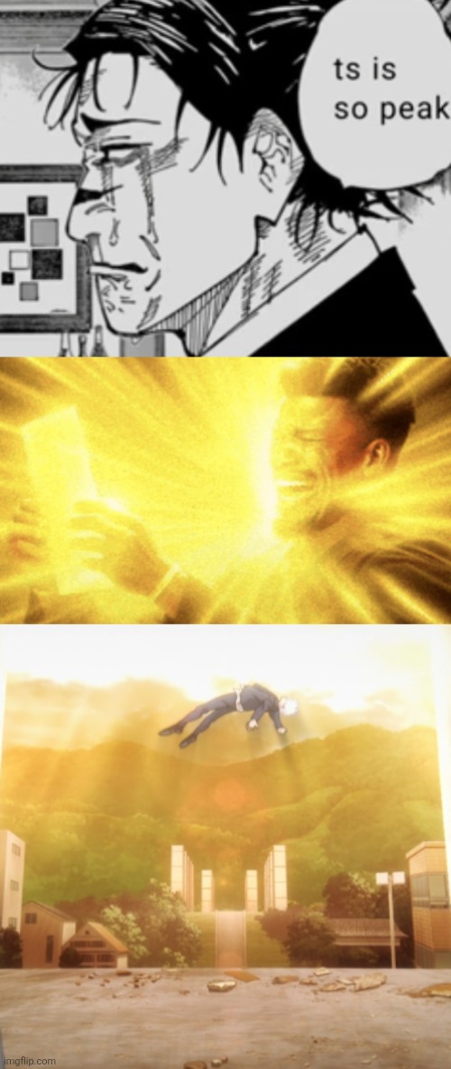 image tagged in ts is so peak,jimmy butler peak,gojo float | made w/ Imgflip meme maker