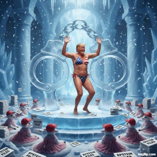 RELEASE THE PHILES! | image tagged in trump,maga,jeffrey epstein,ice,handcuffs,make america great again | made w/ Imgflip meme maker