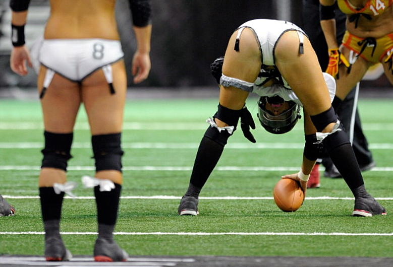 lingerie league football Blank Meme Template