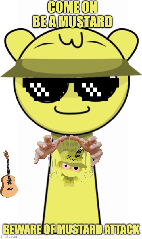 Mard holding himself from on sprunki retake phase 2 | COME ON BE A MUSTARD; BEWARE OF MUSTARD ATTACK | image tagged in mard | made w/ Imgflip meme maker