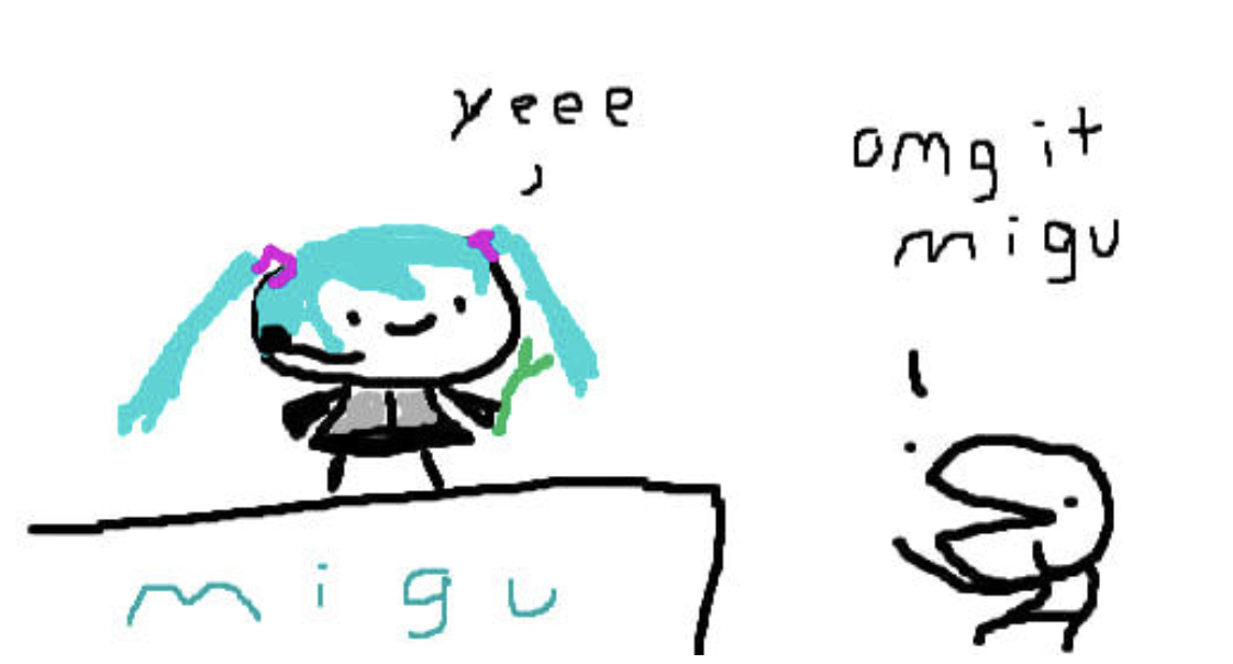 omg it migu Blank Meme Template