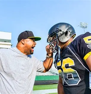 coach yelling at player Blank Meme Template
