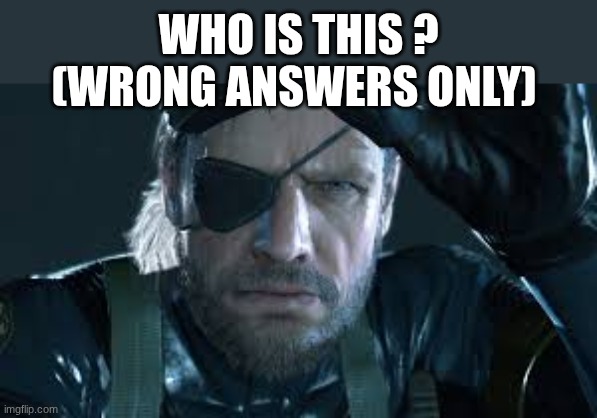 ridged danger bitey jungle noodle | WHO IS THIS ? (WRONG ANSWERS ONLY) | image tagged in snake,metal gear solid | made w/ Imgflip meme maker