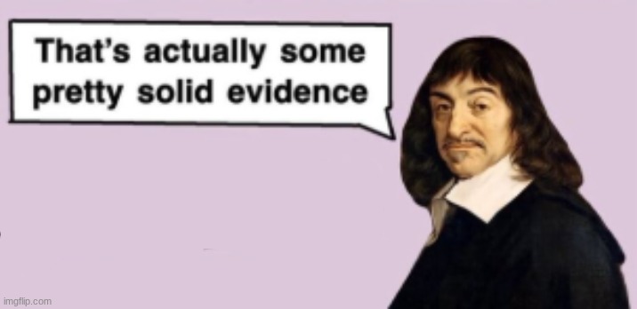 René Descartes??! | image tagged in ren descartes | made w/ Imgflip meme maker