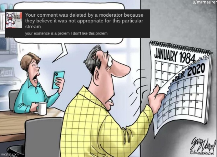 1984 Calendar | image tagged in 1984 calendar | made w/ Imgflip meme maker