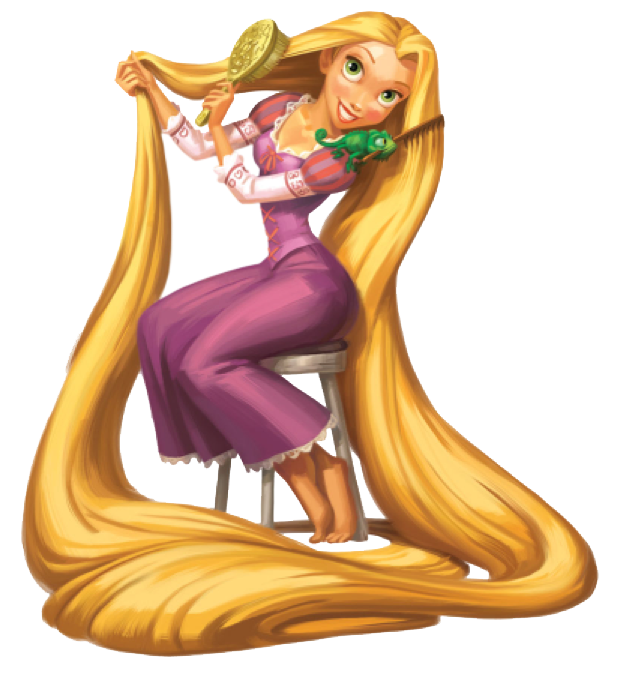 Rapunzel Brushing Her Hair Blank Meme Template