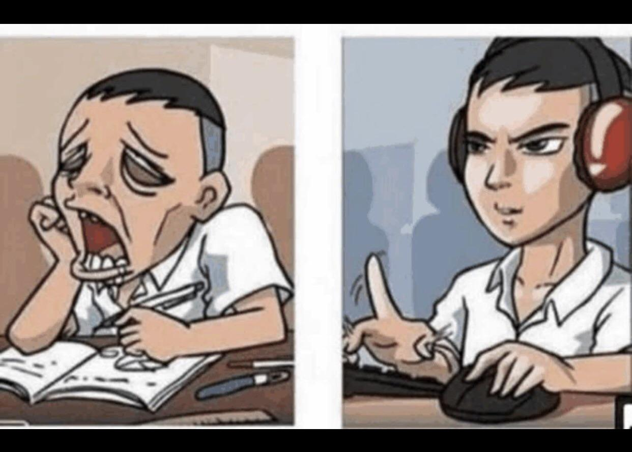 Geeked vs Locked In Child Blank Meme Template