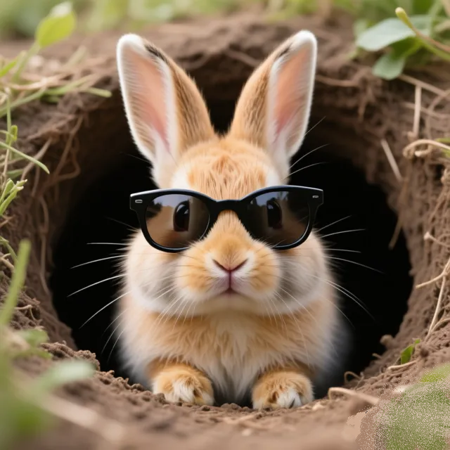 Enlightened rabbit Blank Meme Template