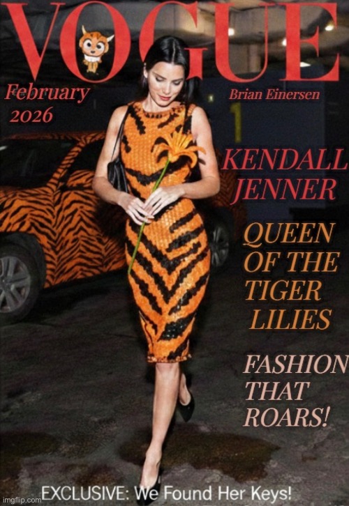 Kar & Driver Magazine | image tagged in kendall jenner,fashion,vogue,google images,ai art,brian einersen | made w/ Imgflip meme maker