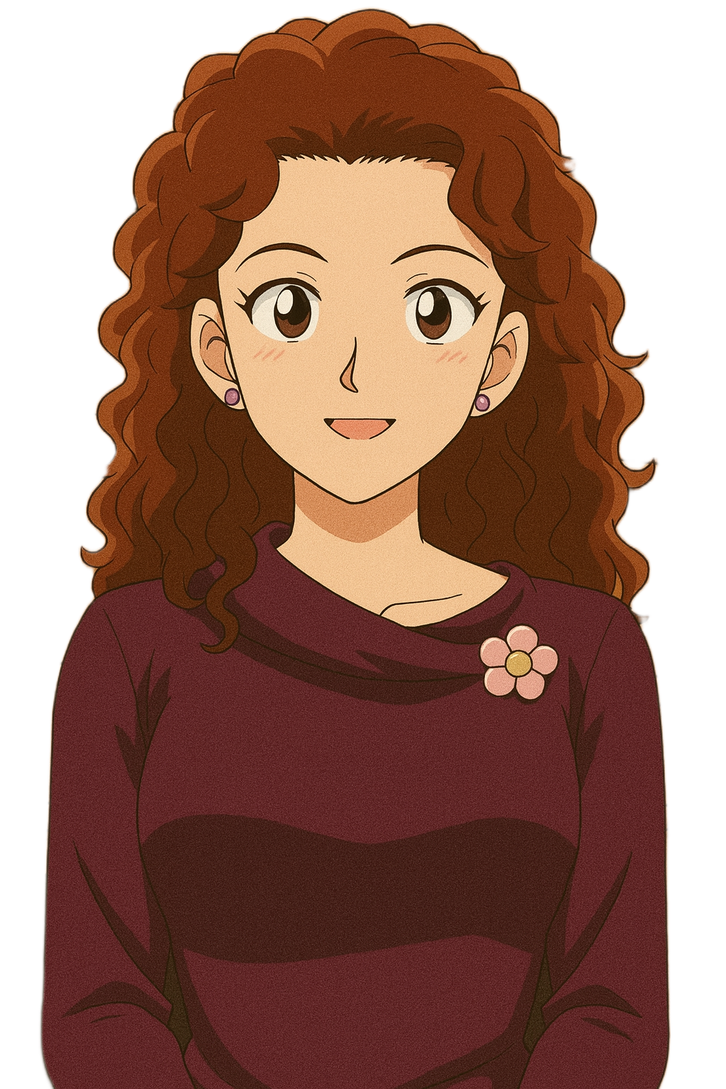 If Salma Bennani were in Detective Conan Blank Meme Template