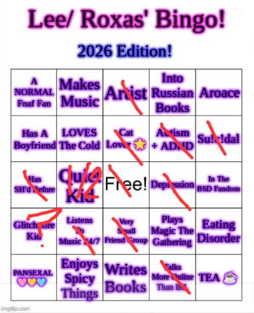 Lee's BINGO | image tagged in lee's bingo | made w/ Imgflip meme maker