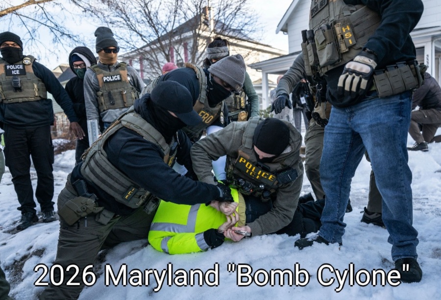 Bomb Cyclone in Maryland Blank Meme Template