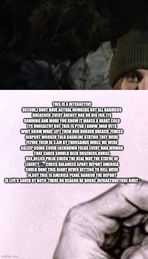 America's second pearl harbor | THIS IS A INTERACTIVE DECODE,I DONT HAVE ACTUAL NUMBERS BUT ALL BARRIERS BREACHED ,EVERY AGENCY HAS OR DID FAIL ITS DAMNING AND MORE YOU KNOW IT MAKES A HEART COLD ITS UNHEALTHY BUT THIS IS PTSD I KNOW ,WAR VETS WW2 KNOW WHAT LEFT THEM OUR BORDER BREACH, FENCES AIRPORT WORKER TOLD GASOLINE STATION THEY WERE FLYING THEM IN 3.AM BY THOUSANDS WHILE WE WERE ASLEEP DOING COVID LOCKDOWN FOLKS EVERY MAN,WOMAN THAT CARES SHOULD BEEN OBSERERS,NURSE, VAX,DELICE,POLIO CHECK THE REAL WAY THE STATUE OF LIBERTY 🗽 CHECK BALANCES APART DEPORT AMERICA COULD DONE THIS RIGHT NEVER GETTING TO HELL WERE IN,BUT THIS IS AMERICA PEARL HARBOR THE DEPORT IS LIFE'S SAVED BY BOTH ,THERE NO REASON BE BROKE ,INFRASTRUCTURE BUILT | image tagged in land,wow | made w/ Imgflip meme maker