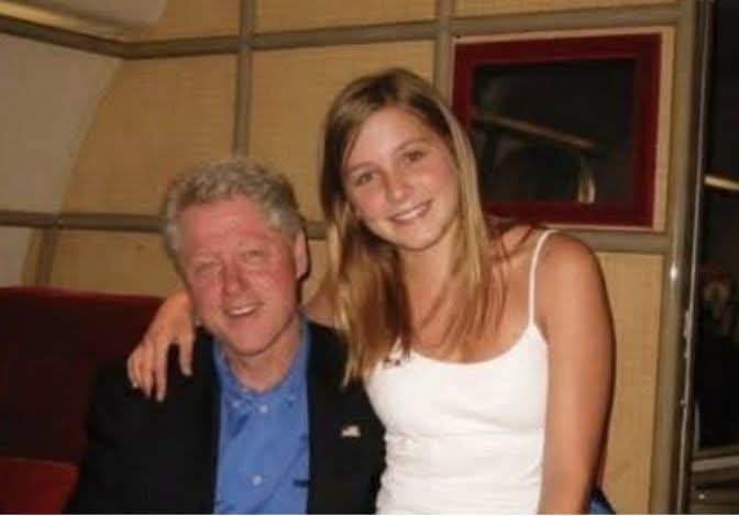 Jailbait Bill Clinton & Epstein Island girl Blank Meme Template