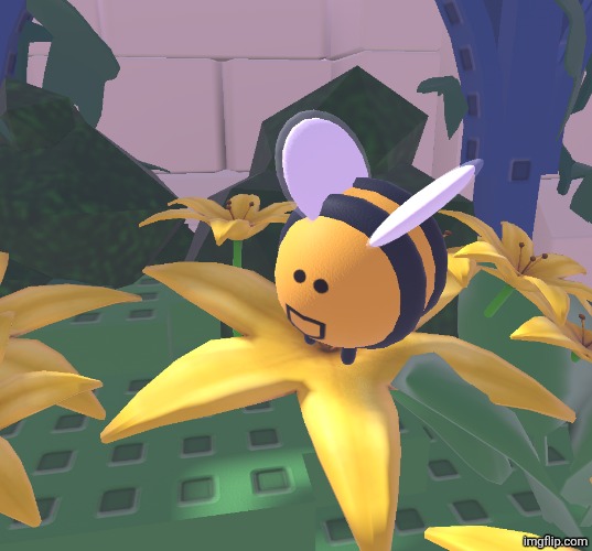 b | image tagged in roblox,b,bee | made w/ Imgflip meme maker