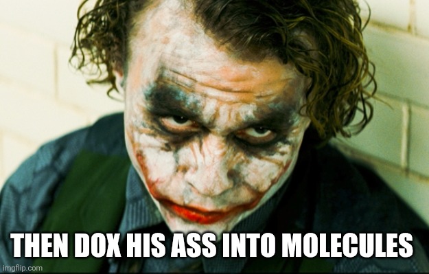 Seriously insurance | THEN DOX HIS ASS INTO MOLECULES | image tagged in seriously insurance | made w/ Imgflip meme maker