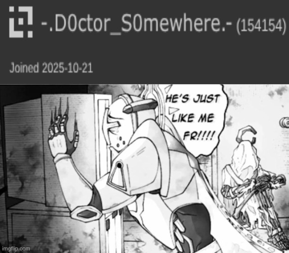 lowkey not even gonna bother with finding the og template | image tagged in he just like me frfr | made w/ Imgflip meme maker