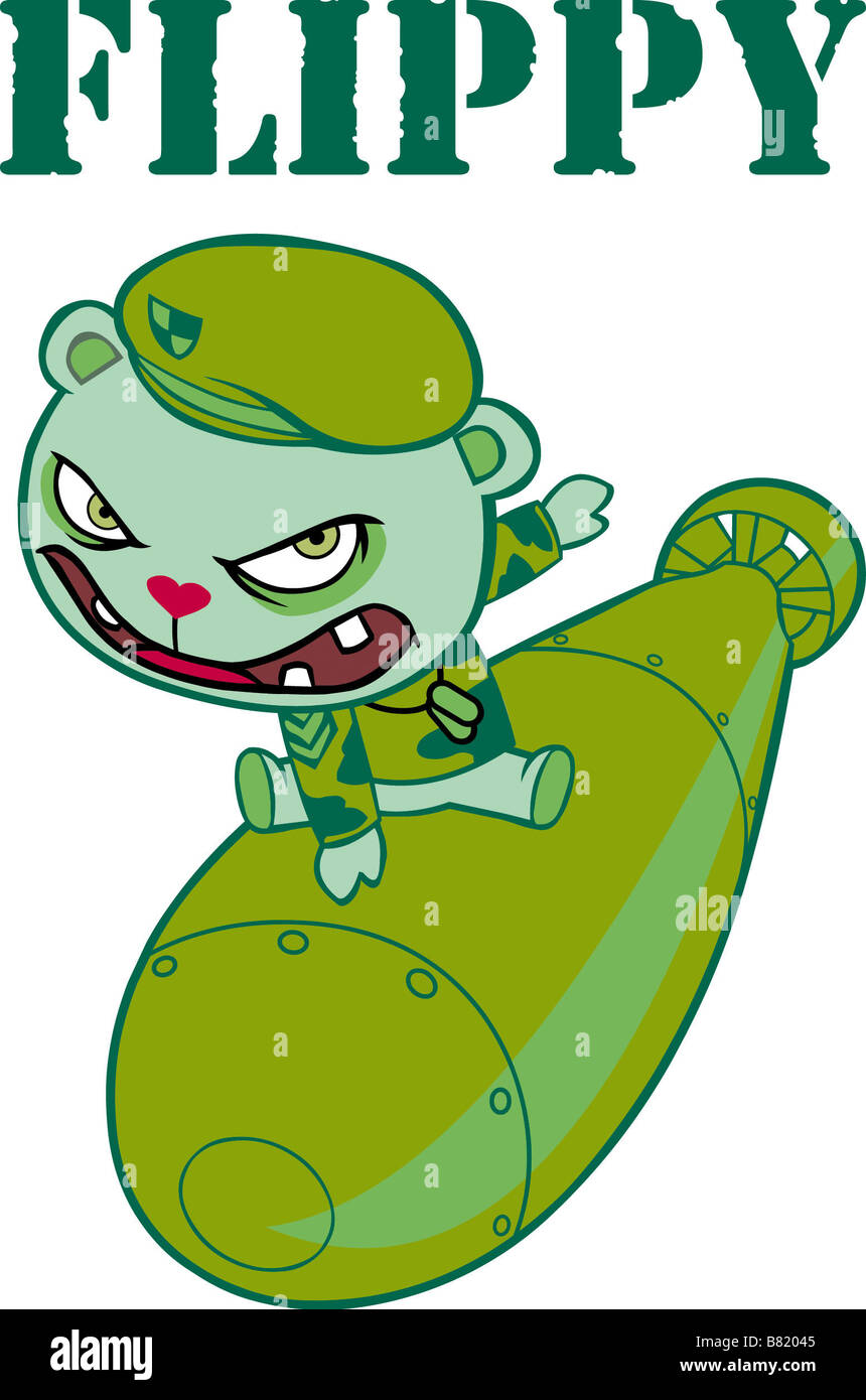 Happy Tree Friends Blank Meme Template