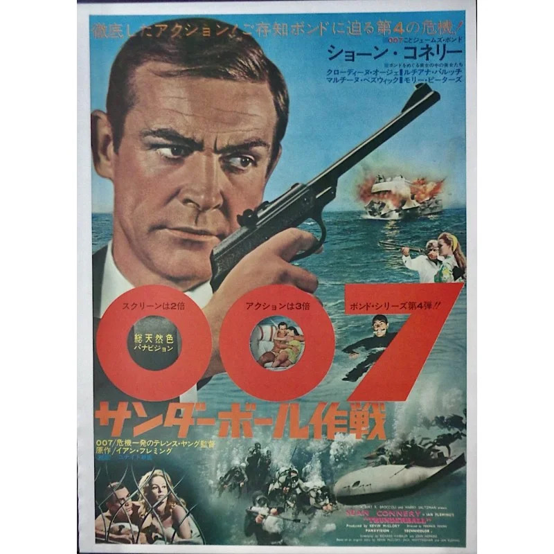 Thunderball Japanese movie poster Blank Meme Template
