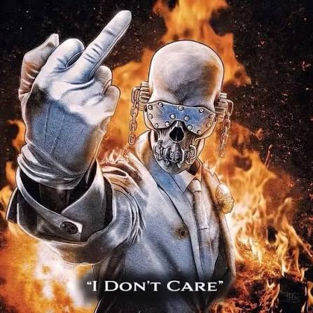 Megadeth I don’t care Blank Meme Template