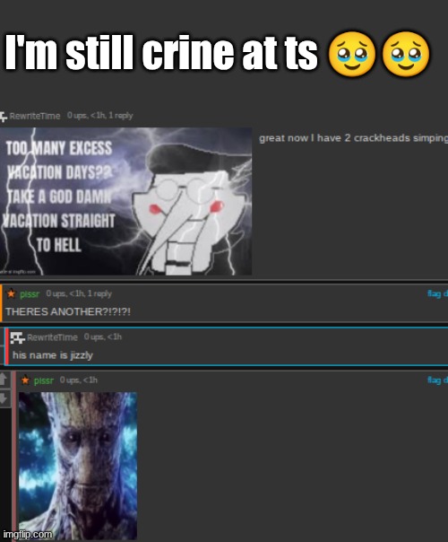 I cannot explain how much ts disintegrating me. | I'm still crine at ts 🥹🥹 | made w/ Imgflip meme maker