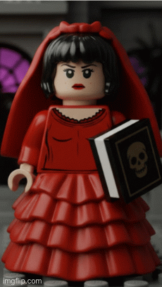 Happy Halloween | image tagged in beetlejuice,happy halloween,ai art,lego art,october 2026,brian einersen | made w/ Imgflip images-to-gif maker