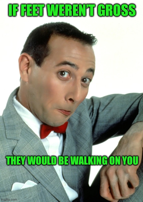 IF FEET WEREN’T GROSS THEY WOULD BE WALKING ON YOU | made w/ Imgflip meme maker
