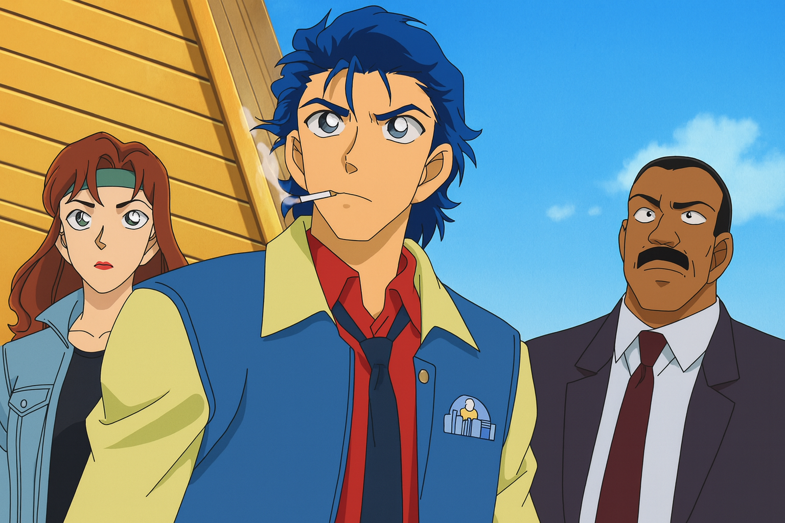 Policenauts Blank Meme Template