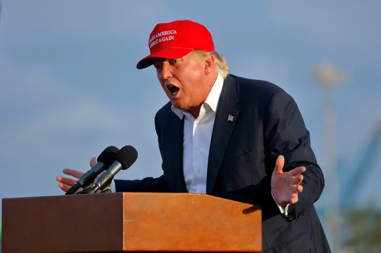 DONALD TRUMP MAGA HAT Blank Meme Template