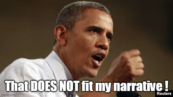 That DOES NOT fit my narrative ! | made w/ Imgflip meme maker