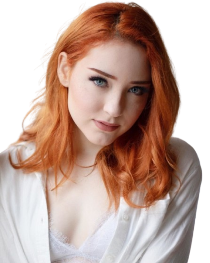 hot redhead Blank Meme Template