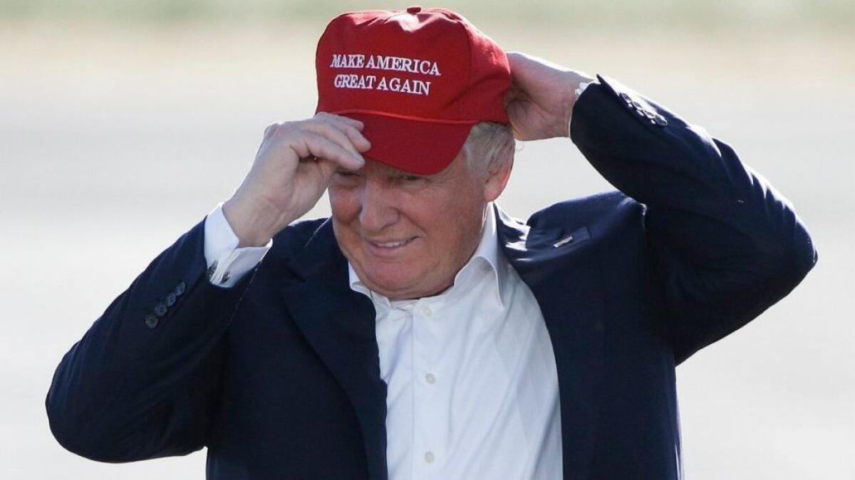 TRUMP FIXES HAT Blank Meme Template