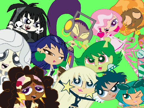 Milky Way and The Galaxy Girls Blank Meme Template