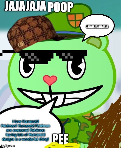 Happy Tree Friends Blank Meme Template