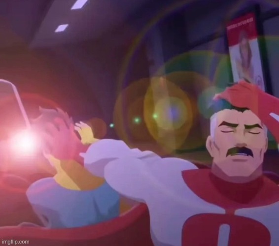 you may be invincible but his aura is omni | made w/ Imgflip meme maker
