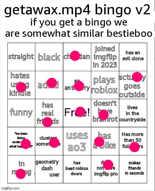 getawax bingo v2.5.txt | image tagged in getawax bingo v2 5 txt | made w/ Imgflip meme maker