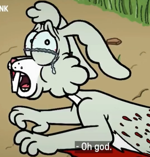 Rabbit: You're Drooling! Blank Meme Template