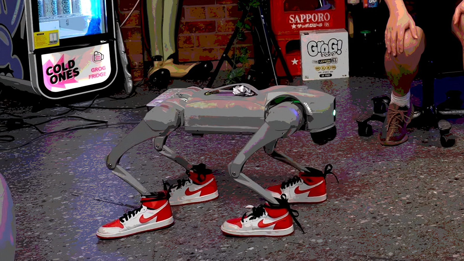 Dog with the J's Blank Meme Template