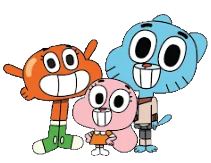 Gumball, Darwin, and Anais Blank Meme Template