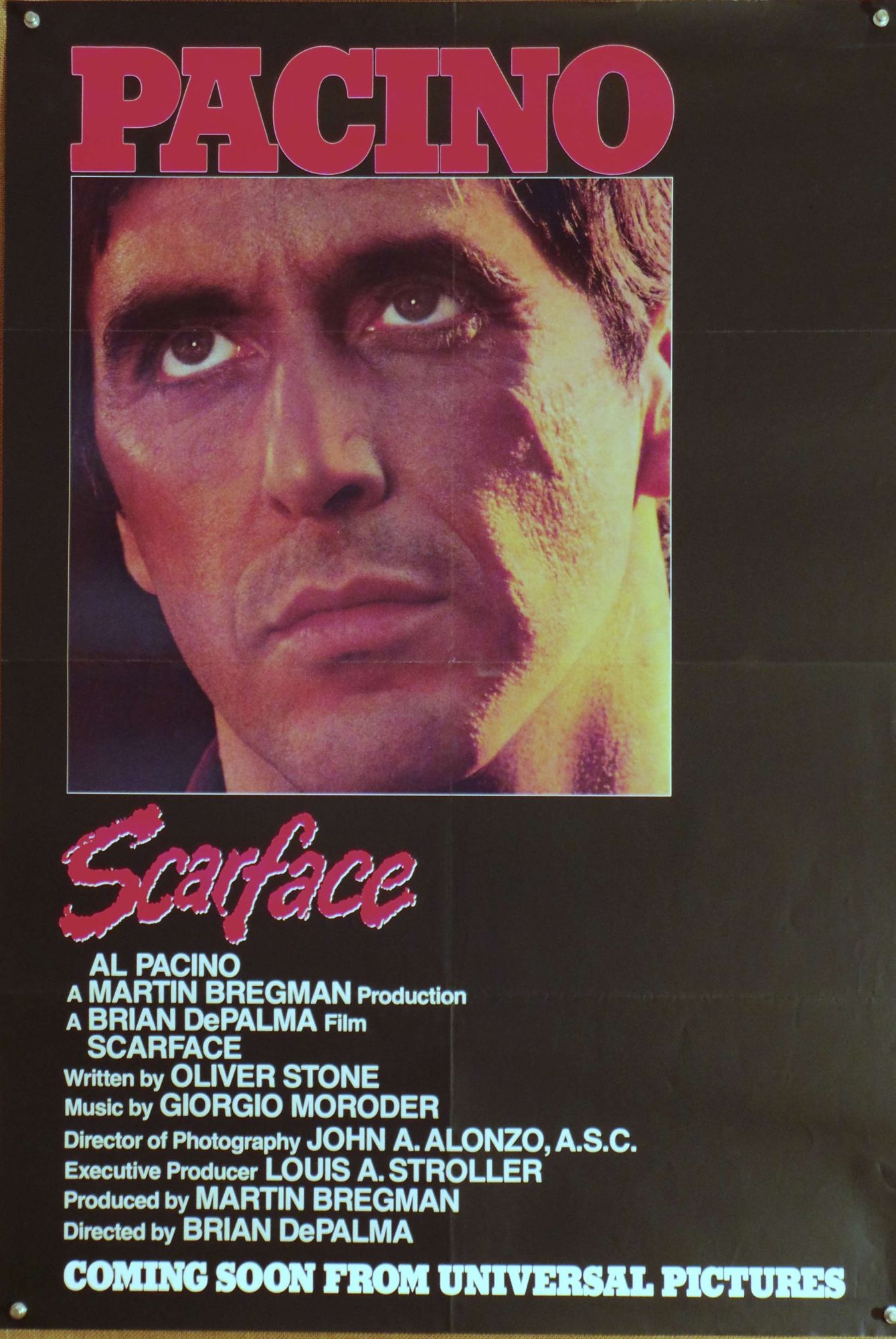 Scarface Film Poster Blank Meme Template