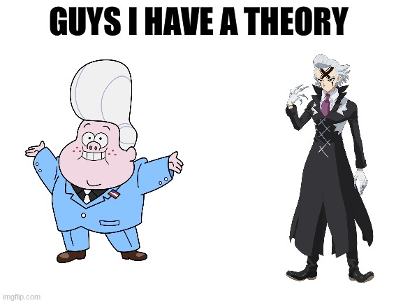 Gideon is just Xeno as a kid. (Think about it) | image tagged in guys i have a theory | made w/ Imgflip meme maker