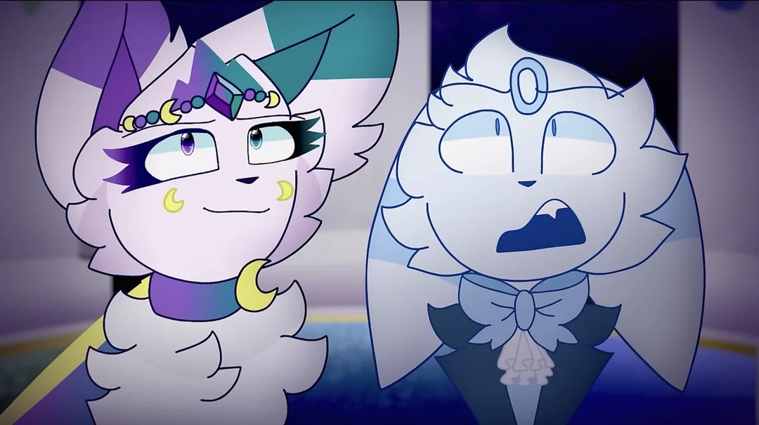 Moon and Cedric Blank Meme Template